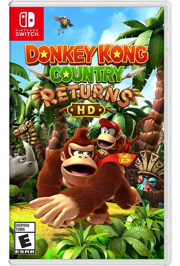 JOGO DONKEY KONG COUNTRY RETURNS HD NINTENDO SWITCH NOVO