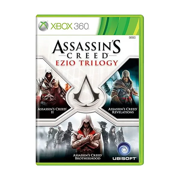 JOGO ASSASSINS CREED: EZIO TRILOGY XBOX 360 USADO