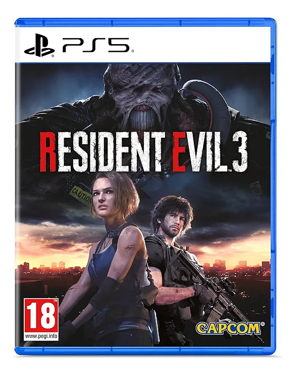 JOGO RESIDENT EVIL 3 PS5 NOVO