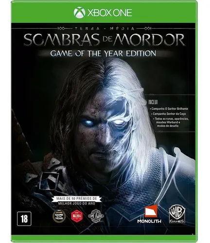 JOGO SOMBRAS DE MORDOR: GAME OF THE YEARS EDITION XBOX ONE USADO