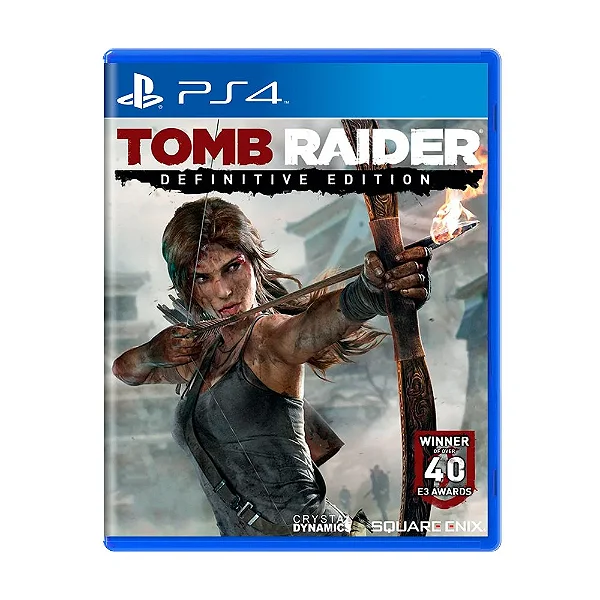 JOGO TOMB RAIDER EDIÇÃO DEFINITIVE PS4 USADO
