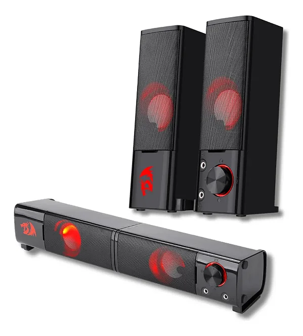 CAIXA DE SOM REDRAGON SOUNDBAR GAMER ORPHEUS NOVO