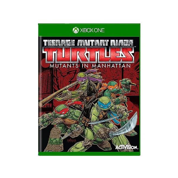 JOGO TEENAGE MUTANT NINJA TURTLES MUTANTS IN MANHATTAN XBOX ONE USADO