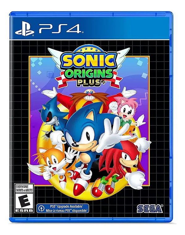 JOGO SONIC ORIGINS PLUS PS4 NOVO