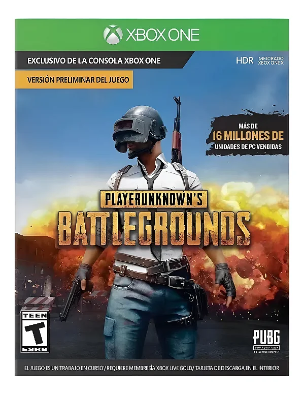 JOGO PLAYERUNKNOWN'S BATTLEGROUNDS (PUGB) XBOX ONE USADO