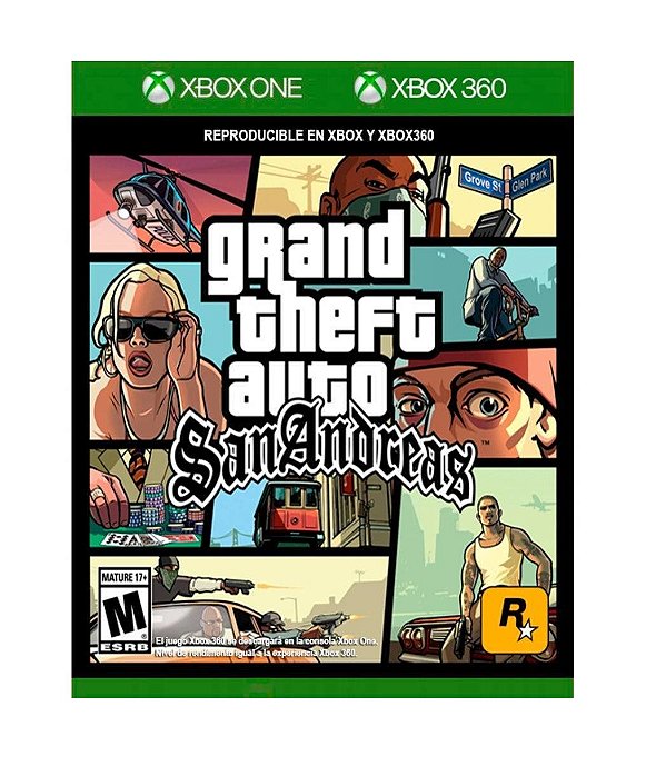 JOGO GTA SAN ANDREAS XBOX ONE/XBOX 360 USADO
