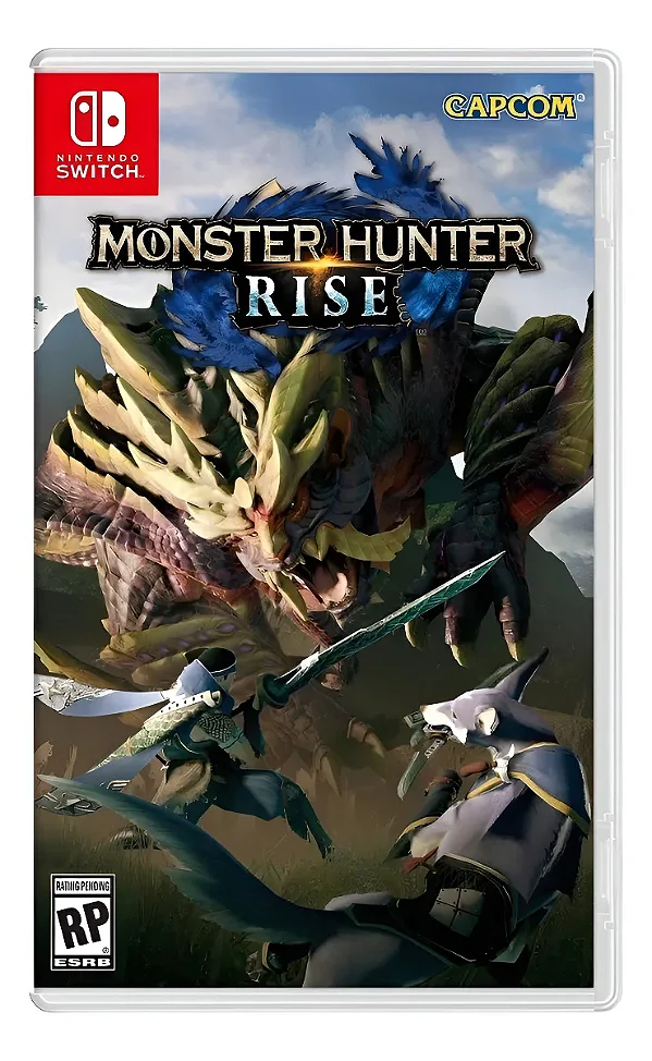 JOGO MONSTER HUNTER RISE NINTENDO SWITCH USADO