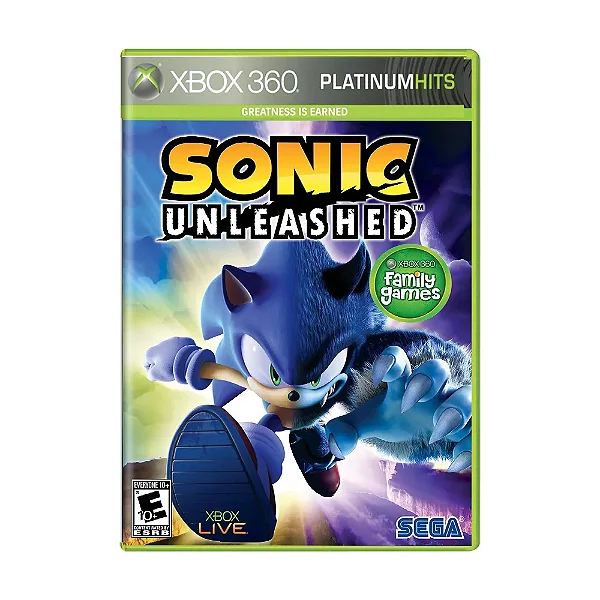 JOGO SONIC UNLEASHED XBOX 360 USADO