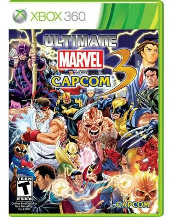 JOGO ULTIMATE MARVEL VS. CAPCOM 3 XBOX 360 USADO