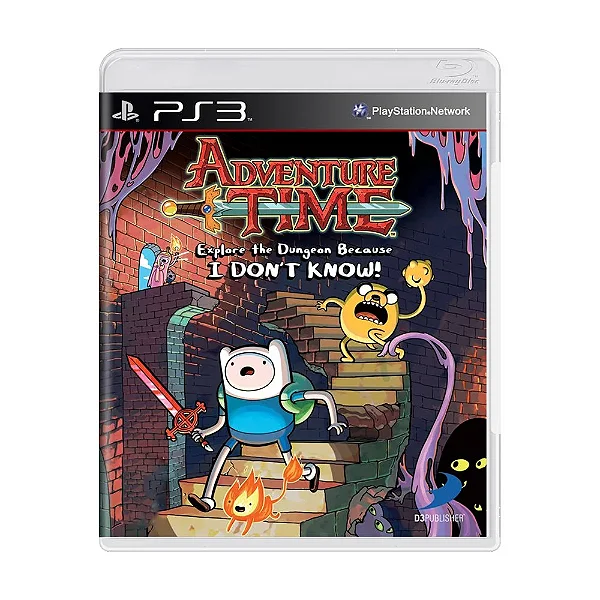 JOGO ADVENTURE TIME: EXPLORE DUNGEON BECAUSE I DON'T KNOW PS3 USADO