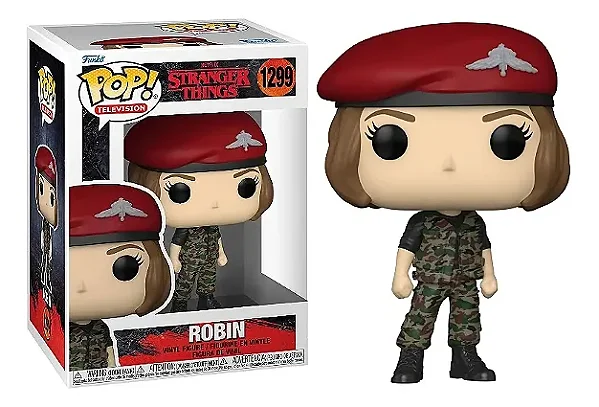 FUNKO POP! STRANGER THIGS: ROBIN #1299 NOVO