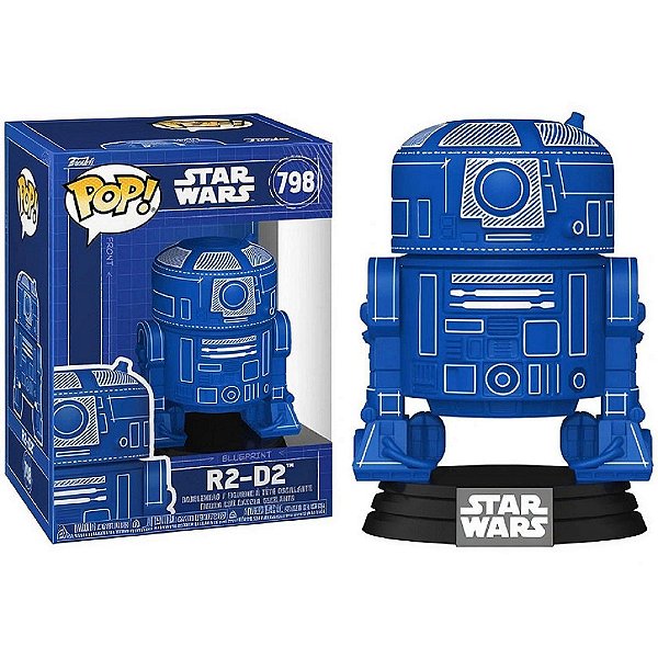 FUNKO POP! STAR WARS: R2-D2 #798 NOVO