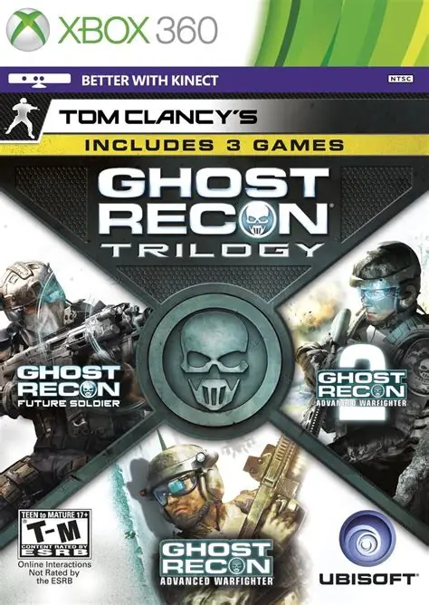 JOGO TRILOGIA GHOST RECON TRILOGY XBOX 360 USADO