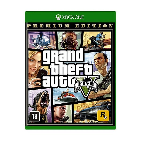 JOGO GTA V PREMIUM EDITION XBOX ONE NOVO
