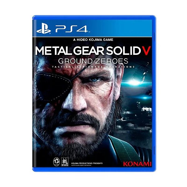 JOGO METAL GEAR SOLID V: GROUND ZEROES PS4 USADO