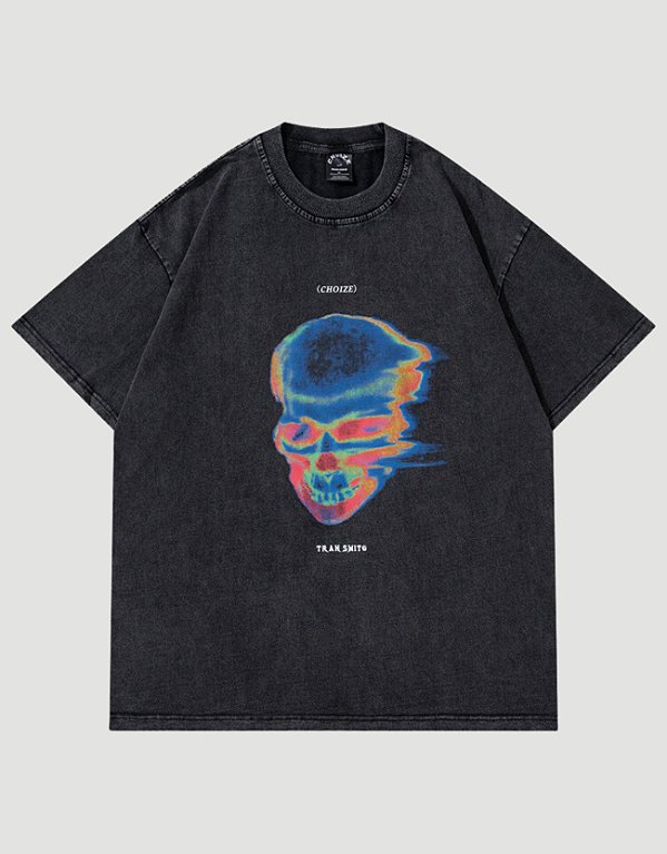 Camiseta Vintage Oversized CHOIZE Skeleton