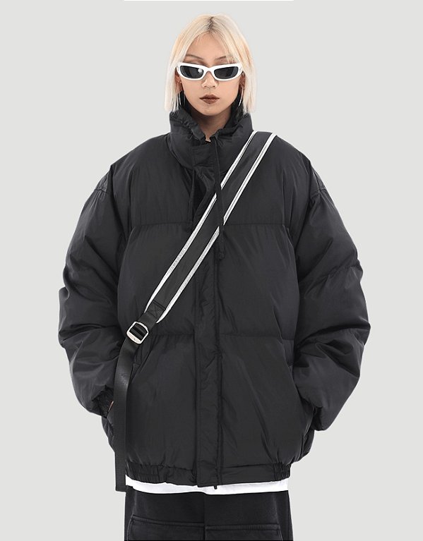 Jaqueta Puffer Oversized Preta Ndey