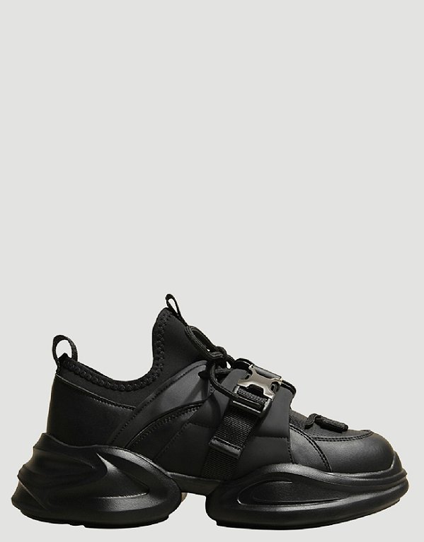 Sneaker Runner High Steel Noir