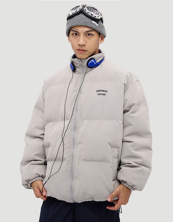 Jaqueta Puffer PBasic Cinza