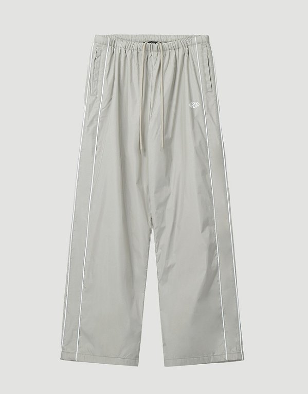 Calça Jogger Extra Baggy Duas Listras Cinza