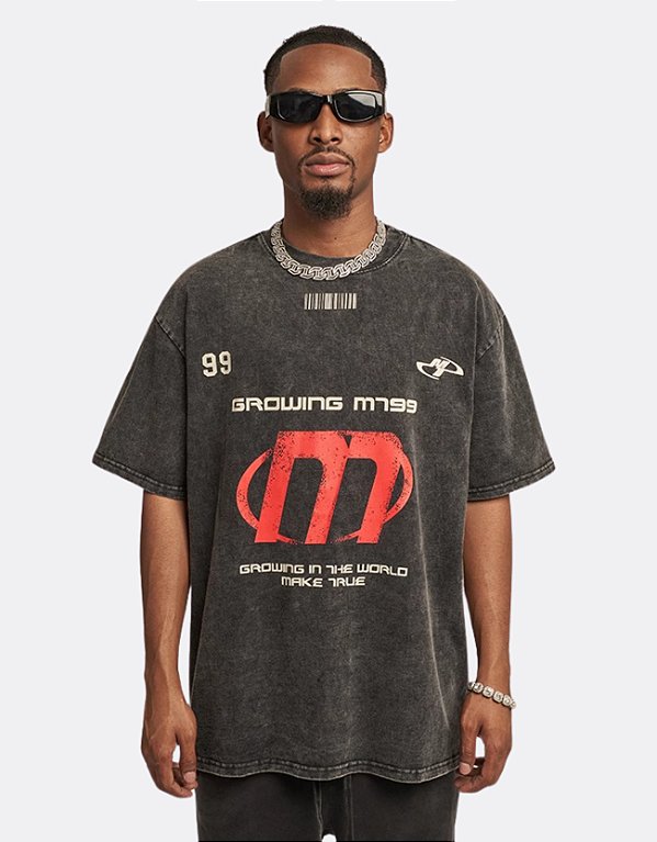 Camiseta Oversized Growing M Make True