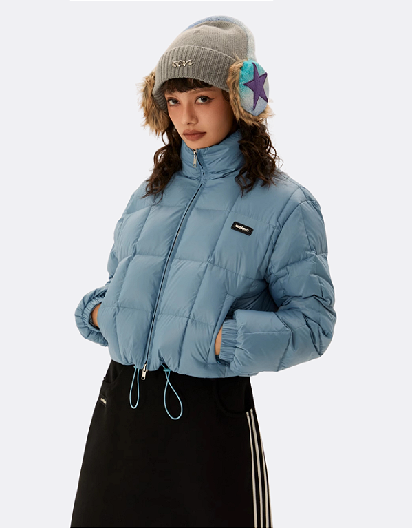 Jaqueta Puffer Baby Blue Basics