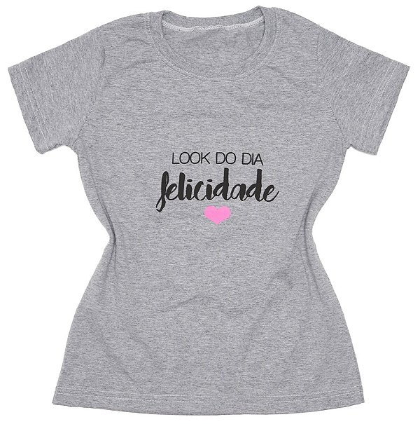 T-Shirt verão Feminina Adulta camiseta Mescla Look do dia