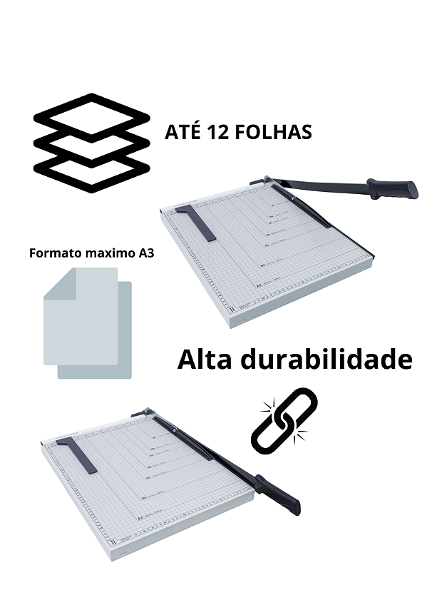 Guilhotina De Papel Manual A3