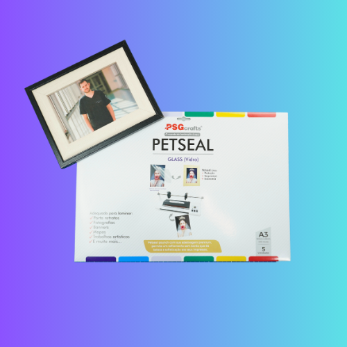 Petseal Brilho Glass Efeito Vidro A3 240 micras (5 pçs)