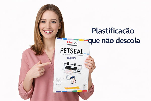Petseal pouch para plastificação brilho A4 175 mic