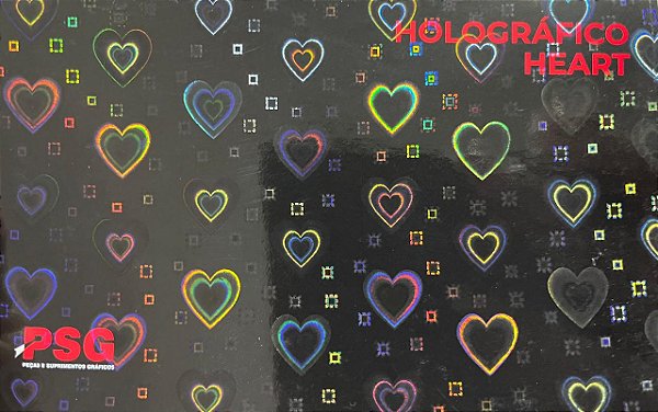 BOPP HOLOGRÁFICO HEART