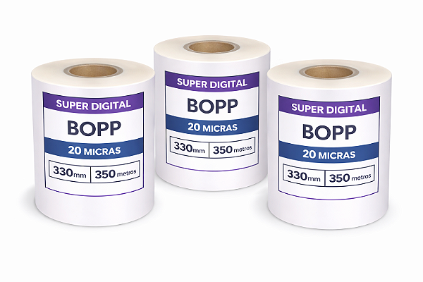 Bopp Brilho Super Digital - 33cm x 350 m