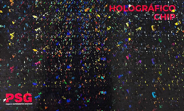 Filme BOPP Holográfico Chip 28 Micras