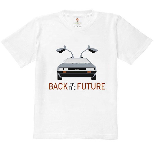 Camiseta Infantil Nerderia e Lojaria future BRANCA