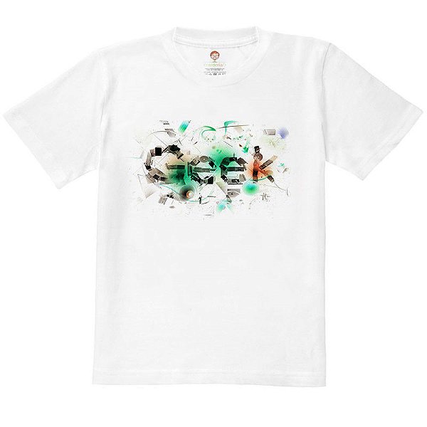 Camiseta Infantil Nerderia e Lojaria geek BRANCA