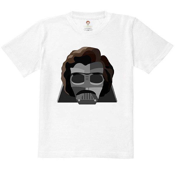 Camiseta Infantil Nerderia e Lojaria ader pablo escobar BRANCA