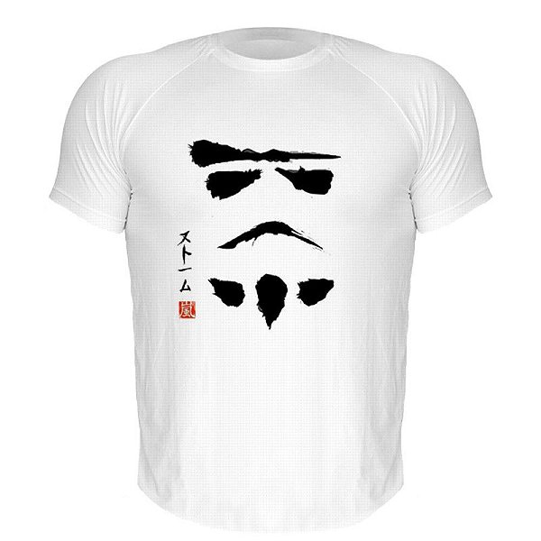 Camiseta AIR Nerderia e Lojaria stormtrooper japones branca