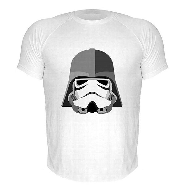 Camiseta AIR Nerderia e Lojaria vader stormtrooper mask branca