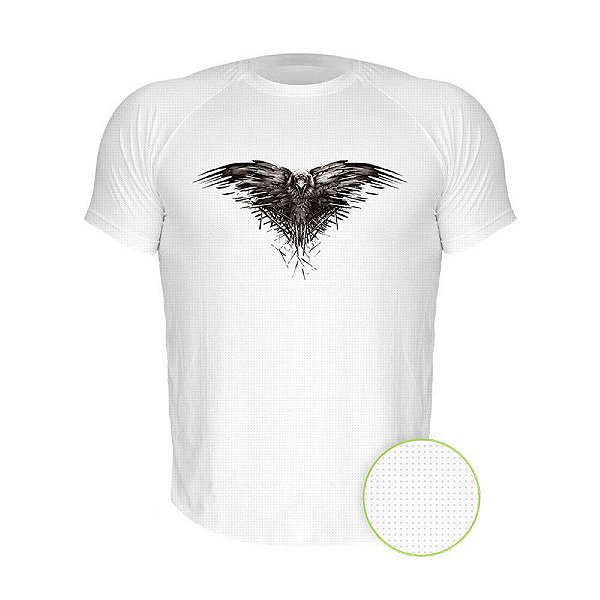 Camiseta AIR Nerderia e Lojaria game of thrones corvo branca