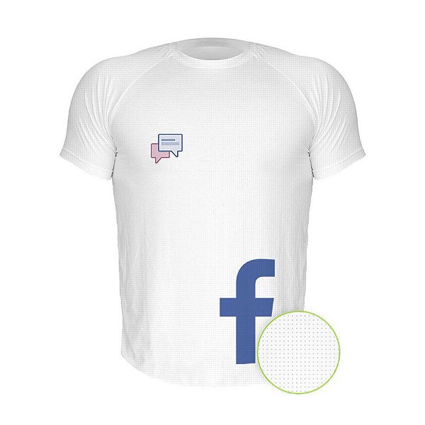 Camiseta AIR Nerderia e Lojaria facebook branca