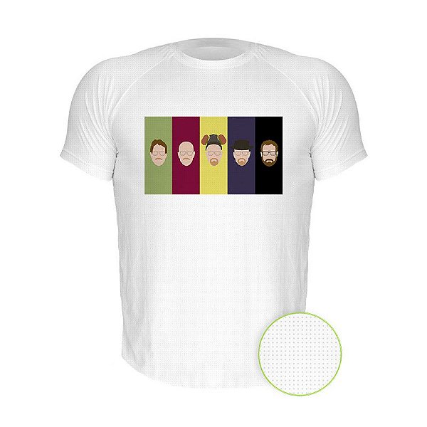 Camiseta AIR Nerderia e Lojaria heisenberg minimalista branca