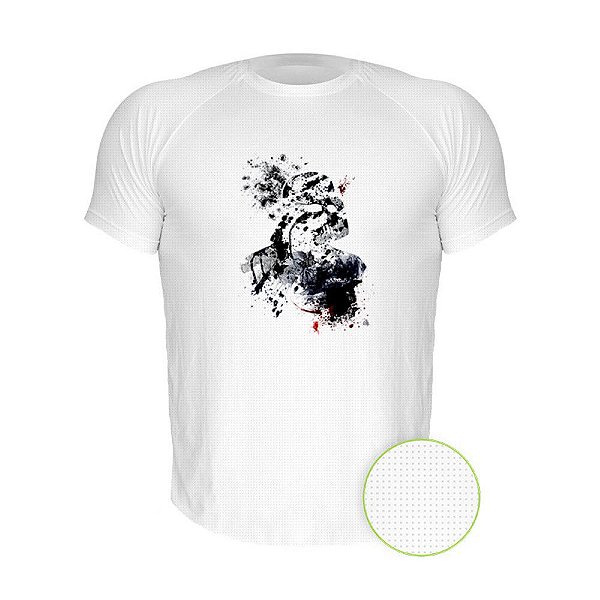 Camiseta AIR Nerderia e Lojaria star wars darth vader splash branca