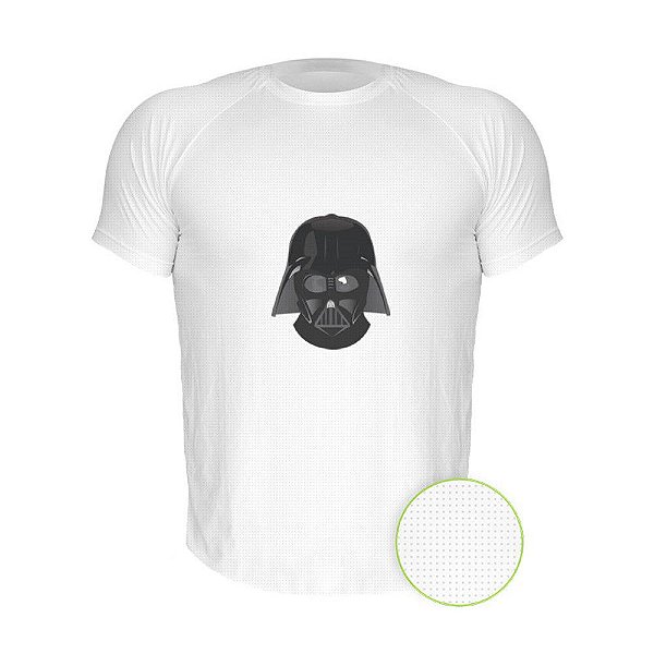 Camiseta AIR Nerderia e Lojaria star wars darth vader 3 branca