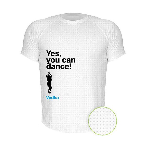 Camiseta AIR Nerderia e Lojaria you can dance branca