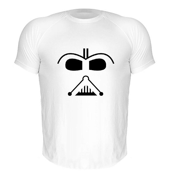 Camiseta Slim Nerderia e Lojaria stormtrooper minimalista Branca