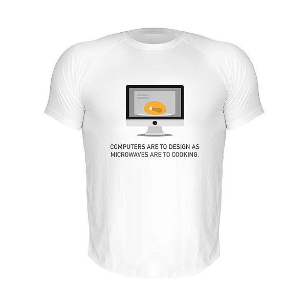 Camiseta Slim Nerderia e Lojaria cooking Branca