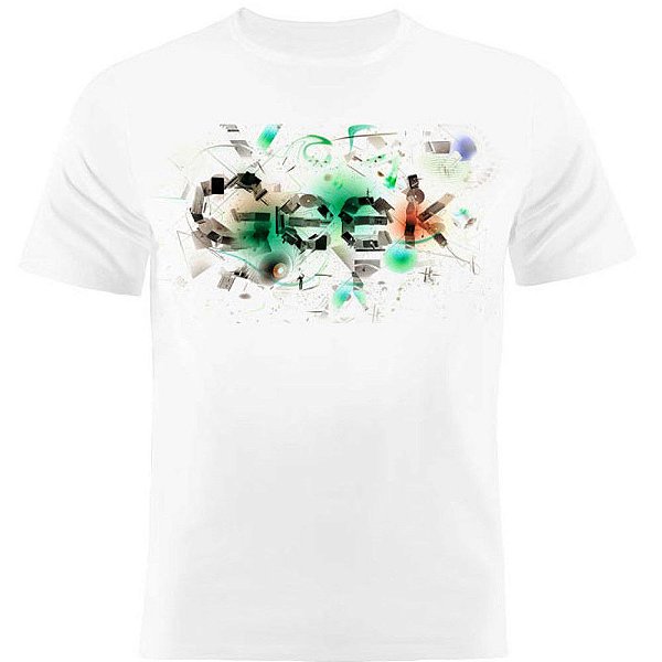 Camiseta Basica Nerderia e Lojaria geek Branca