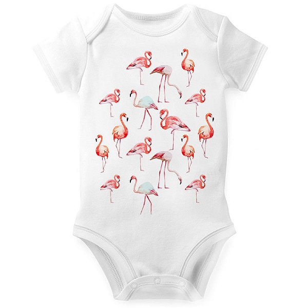 Body Nerderia e Lojaria flamingos BRANCO