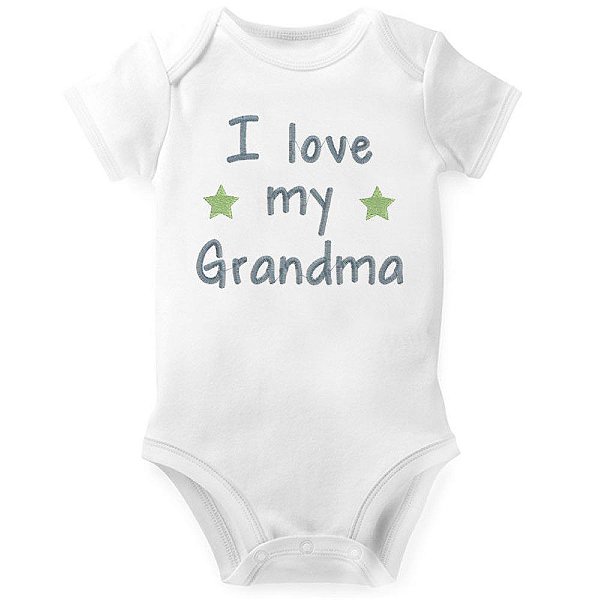 Body Nerderia e Lojaria love grandma BRANCO