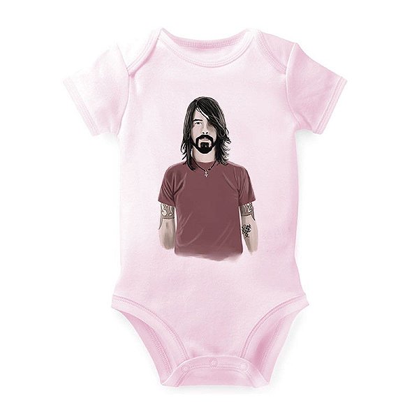 Body Nerderia e Lojaria dave grohl ilustraao ROSA